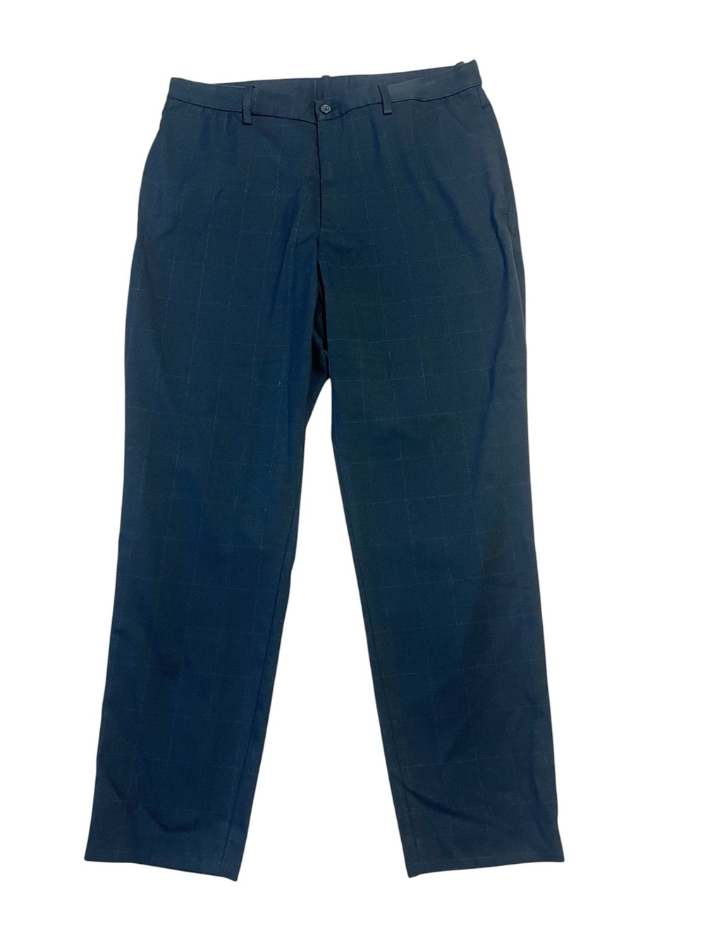 Uniqlo Dark Blue Windowpane Dress Trousers L